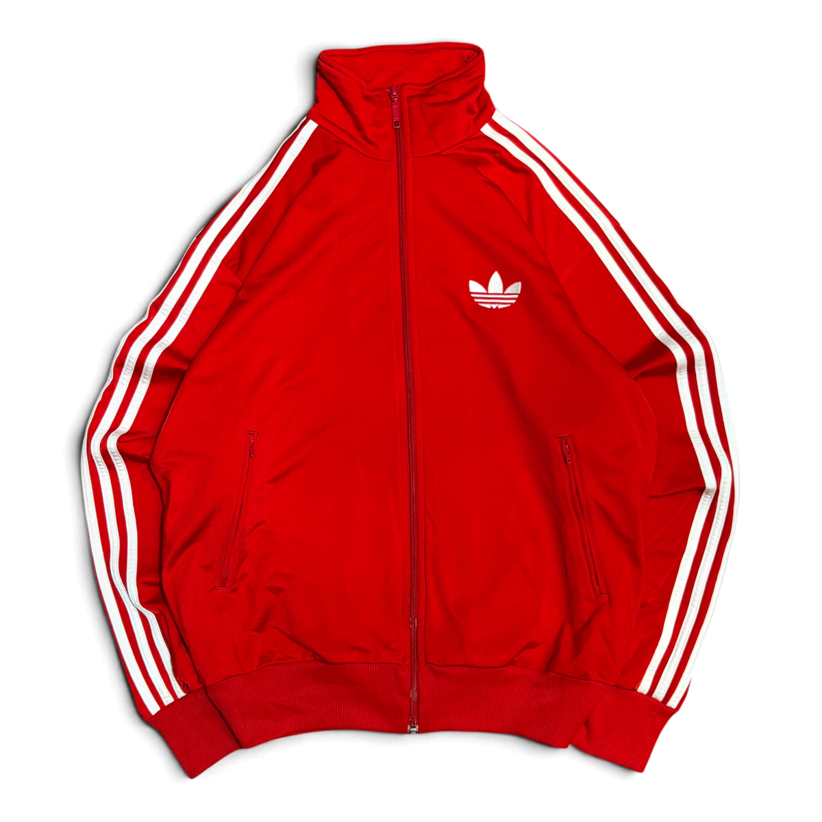 Adidas 3 Stripe Firebird Y2K Zip Up Jacket