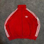 Adidas 3 Stripe Firebird Y2K Zip Up Jacket
