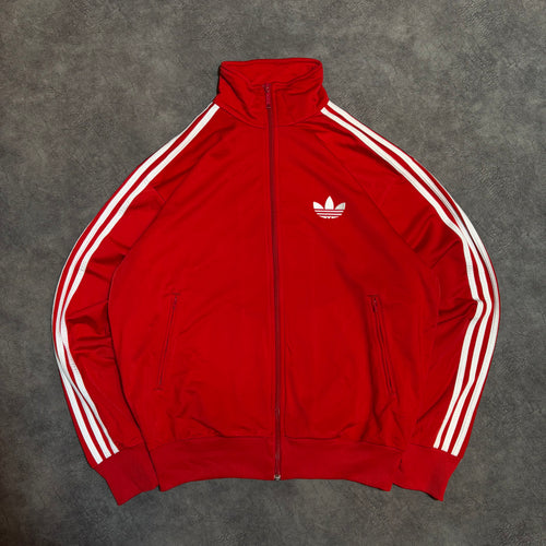 Adidas 3 Stripe Firebird Y2K Zip Up Jacket