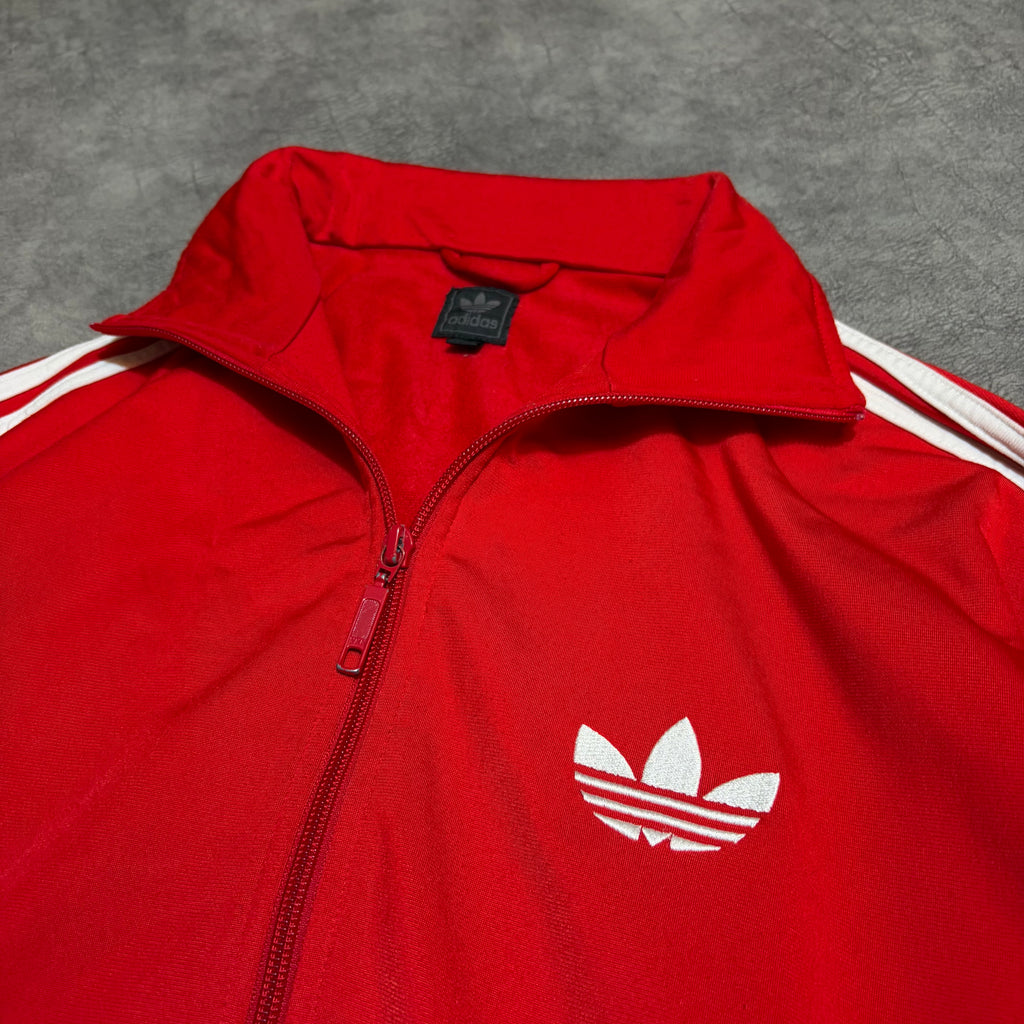 Adidas 3 Stripe Firebird Y2K Zip Up Jacket