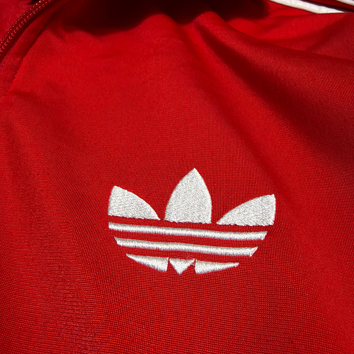Adidas 3 Stripe Firebird Y2K Zip Up Jacket