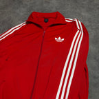 Adidas 3 Stripe Firebird Y2K Zip Up Jacket