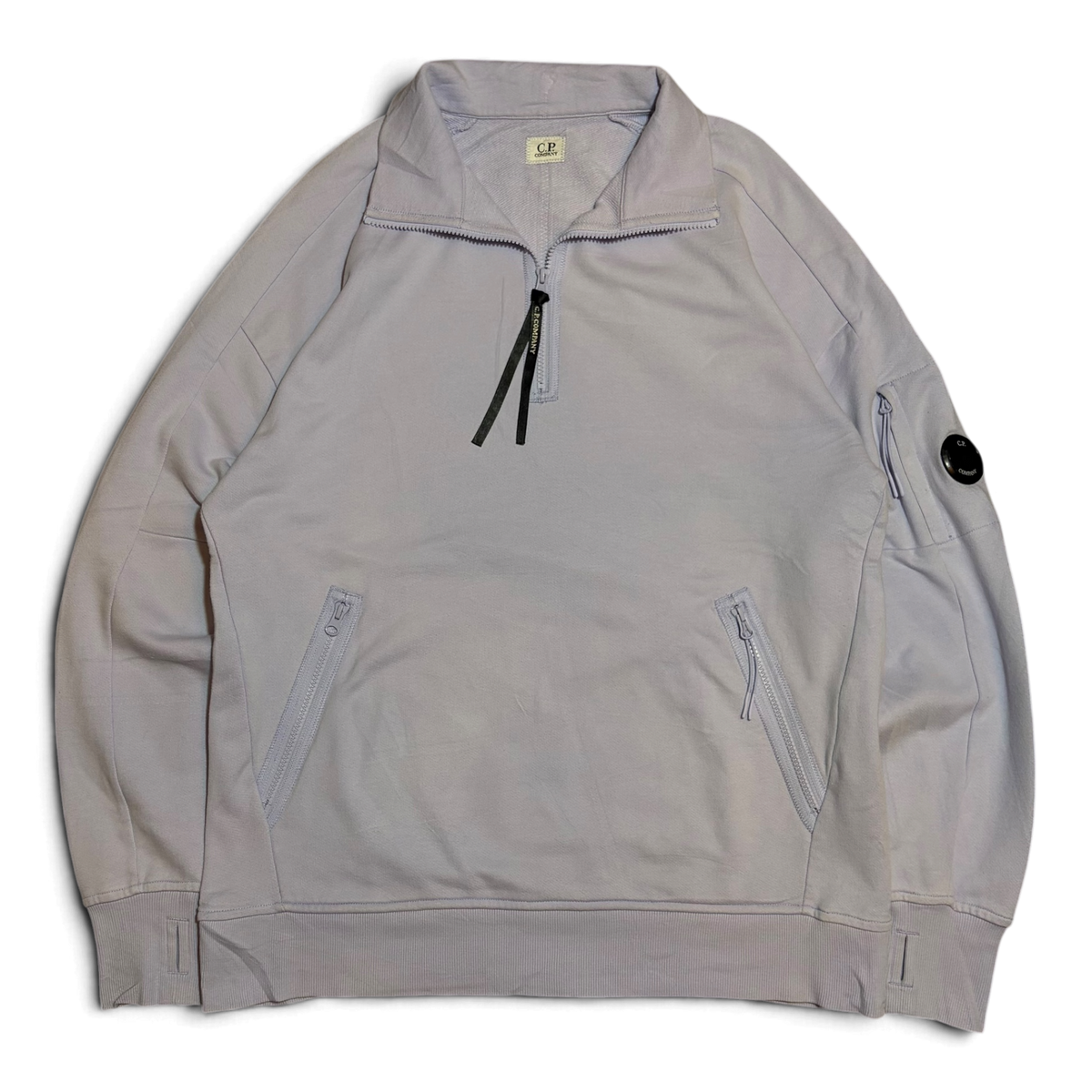 C.P. Company Lens Arm Quarter Zipper Sweater