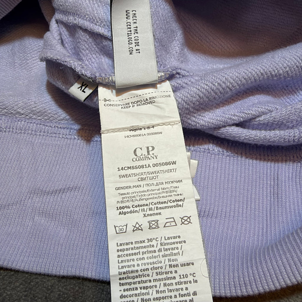 C.P. Company Lens Arm Quarter Zipper Sweater