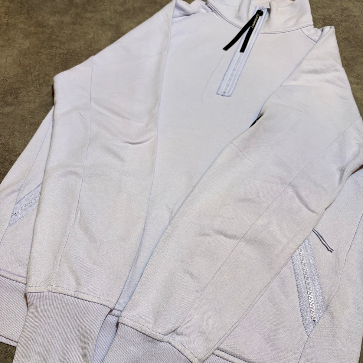 C.P. Company Lens Arm Quarter Zipper Sweater