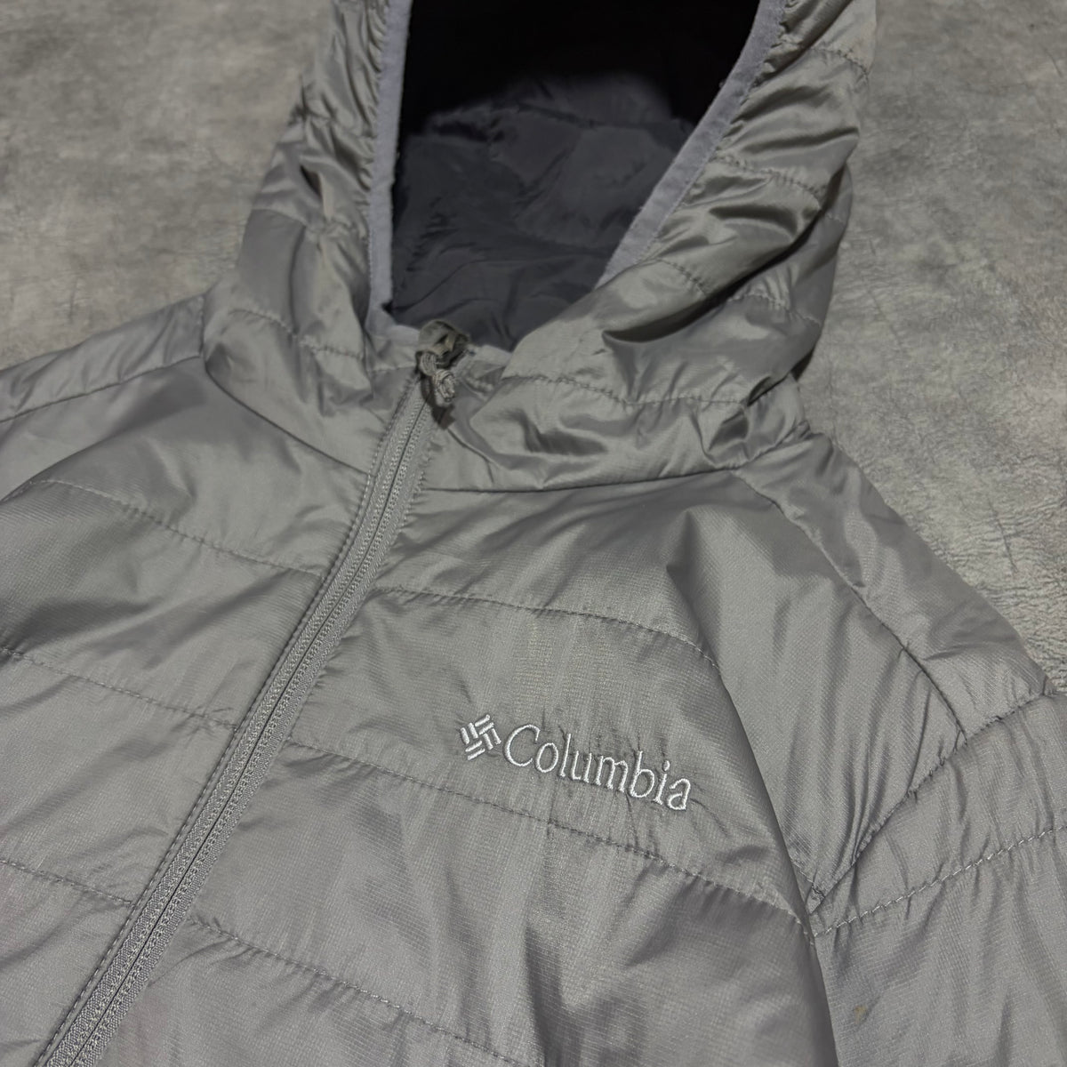 Columbia Omni-Heat Puffer Light Grey Jacket